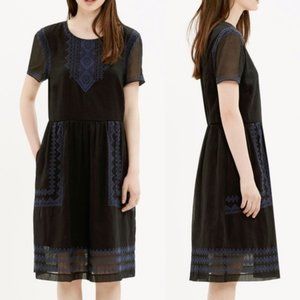 Madewell Fortune Embroidered dress